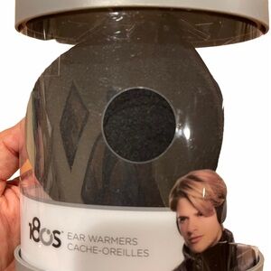 Men’s Ear Muffs 180s Tec Fleece Black Ear Warmer